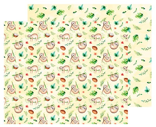 Ursus 11564603 - Fotokarton, Faultier, DIN A4, 300 g/qm, 10 Blatt, beidseitig bedruckt, Vorder- und Rückseite in verschiedenen Motiven, aus Frischzellulose, Motiv 3, ideal für kreatives Basteln Ursus 11564603 - Fotokarton, Faultier, DIN A4, 300 g/qm, 10 Blatt, beidseitig bedruckt, Vorder- und Rückseite in verschiedenen Motiven, aus Frischzellulose, Motiv 3, ideal für kreatives Basteln von Ursus
