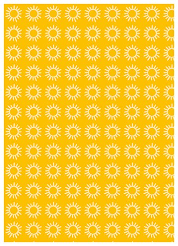 Ursus 13334604 - Fotokarton, Joy, Sonne, DIN A4, 300 g/qm, 10 Blatt, beidseitig bedruckt, aus Frischzellulose,ideal für kreative Bastelarbeiten von Ursus