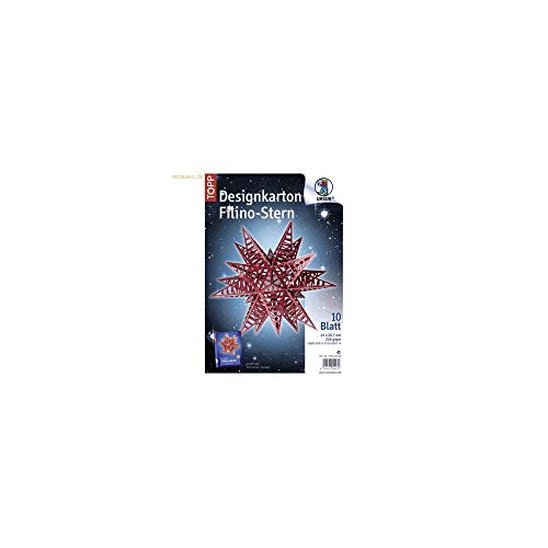 Ursus 15534600 - Designkarton Filino, Stern Shining paper, DIN A4, 10 Blatt, weinrot Ursus 15534600 - Designkarton Filino, Stern Shining paper, DIN A4, 10 Blatt, weinrot von Ursus