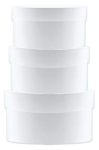 Ursus 17780099F - Geschenkkartonset mini rund, blanko, 3 Kartons sortiert in 3 Größen, weiß, 12 x 12 x 5 cm Ursus 17780099F - Geschenkkartonset mini rund, blanko, 3 Kartons sortiert in 3 Größen, weiß, 12 x 12 x 5 cm von Ursus