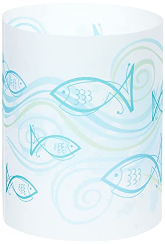 Ursus 18400082 Mini-Tischlichter Ambiente, Fisch, blau, 5 Blatt, aus Transparentpapier, ca. 10 x 27 cm, 115 g/qm, Durchmesser ca. 8 cm, einseitig bedruckt, ideal als Tischdeko Ursus 18400082 Mini-Tischlichter Ambiente, Fisch, blau, 5 Blatt, aus Transparentpapier, ca. 10 x 27 cm, 115 g/qm, Durchmesser ca. 8 cm, einseitig bedruckt, ideal als Tischdeko von Ursus