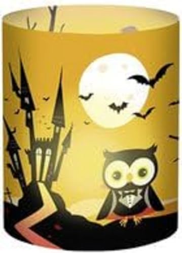 Ursus 18400099 - Mini-Tischlichter Ambiente, Halloween, 5 Blatt, aus Transparentpapier, ca. 10 x 27 cm, 115 g/qm, Durchmesser ca. 8 cm, einseitig bedruckt, ideal als Tischdeko Ursus 18400099 - Mini-Tischlichter Ambiente, Halloween, 5 Blatt, aus Transparentpapier, ca. 10 x 27 cm, 115 g/qm, Durchmesser ca. 8 cm, einseitig bedruckt, ideal als Tischdeko von Ursus