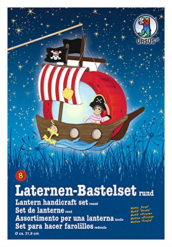 Ursus 18700008 - Laternen Bastelset, Pirat, ca. 21,8 x 21 x 10,3 cm, Durchmesser ca. 21,8 cm, inklusive Vorlagebogen mit Bastelanleitung, zum Selbstgestalten, ideal für den nächsten Laternenlauf Ursus 18700008 - Laternen Bastelset, Pirat, ca. 21,8 x 21 x 10,3 cm, Durchmesser ca. 21,8 cm, inklusive Vorlagebogen mit Bastelanleitung, zum Selbstgestalten, ideal für den nächsten Laternenlauf von Ursus