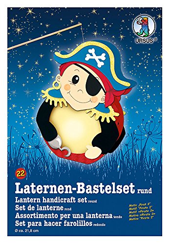 Ursus 18700022 - Laternen Bastelset Pirat 2, ca. 21,8 x 31 x 10,3 cm, Durchmesser ca. 21,8 cm, zum Selbstgestalten, ideal für den nächsten Laternenlauf, Kinderfeste und Halloweenpartys Ursus 18700022 - Laternen Bastelset Pirat 2, ca. 21,8 x 31 x 10,3 cm, Durchmesser ca. 21,8 cm, zum Selbstgestalten, ideal für den nächsten Laternenlauf, Kinderfeste und Halloweenpartys von Ursus