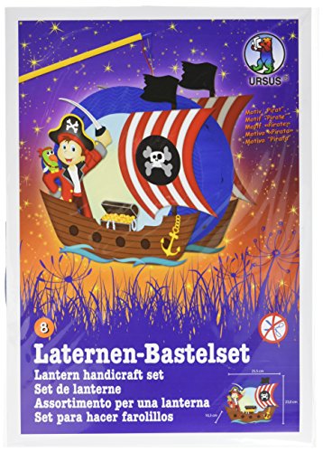 Ursus 18710008 - Laternen Bastelset Easy Line, Pirat, ca. 21,8 x 21 x 10,3 cm, Set zum Basteln einer Laterne, inklusive Schritt für Schritt Anleitung, ideal für den nächsten Laternenlauf Ursus 18710008 - Laternen Bastelset Easy Line, Pirat, ca. 21,8 x 21 x 10,3 cm, Set zum Basteln einer Laterne, inklusive Schritt für Schritt Anleitung, ideal für den nächsten Laternenlauf von Ursus