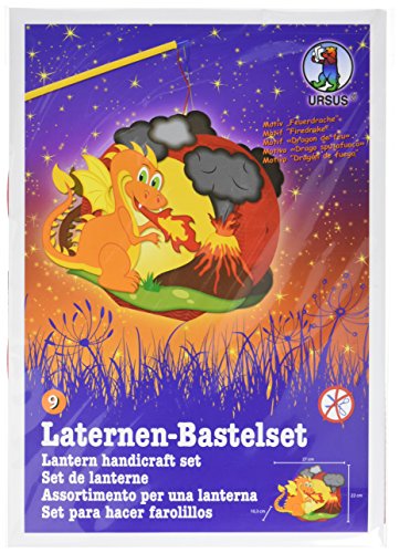 Ursus 18710009 - Laternen Bastelset Easy Line, Feuerdrache, ca. 21,8 x 21 x 10,3 cm, Set zum Basteln einer Laterne, inklusive Schritt für Schritt Anleitung, ideal für den nächsten Laternenlauf Ursus 18710009 - Laternen Bastelset Easy Line, Feuerdrache, ca. 21,8 x 21 x 10,3 cm, Set zum Basteln einer Laterne, inklusive Schritt für Schritt Anleitung, ideal für den nächsten Laternenlauf von Ursus