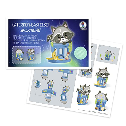Ursus 18740002F - Laternen-Bastelset Waschbär, Komplett-Set zum Selber-Basteln einer Laterne, inkl. Anleitung, ideal für Festumzüge oder als herbstliche Dekoration, Mittel Ursus 18740002F - Laternen-Bastelset Waschbär, Komplett-Set zum Selber-Basteln einer Laterne, inkl. Anleitung, ideal für Festumzüge oder als herbstliche Dekoration, Mittel von Ursus