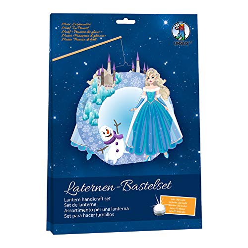 Ursus 18760001F - Laternen Bastelset Eisprinzessin, Laternen Stanzteil, Bastelkarton 220 g/m², Transparentpapier 115 g/m², 2 Stanzbögen, Laternentragebügel, Laternen Holzstab, Zubehör Ursus 18760001F - Laternen Bastelset Eisprinzessin, Laternen Stanzteil, Bastelkarton 220 g/m², Transparentpapier 115 g/m², 2 Stanzbögen, Laternentragebügel, Laternen Holzstab, Zubehör von Ursus