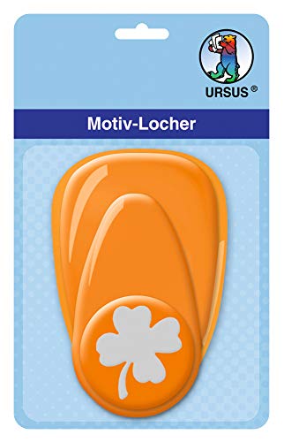 Ursus 19480015 - Motivlocher mit Hebel, mittel, Kleeblatt, ca. 25,4 mm, orange Ursus 19480015 - Motivlocher mit Hebel, mittel, Kleeblatt, ca. 25,4 mm, orange von Ursus