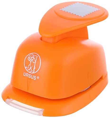 Ursus 19480060 - Motivlocher mit Hebel mittel, Briefmarke, orange, ausgestanztes Motiv ca. 25,4 mm, aus Kunststoff mit Metallstanze, geeignet für Grammaturen von 160 - 220 g /qm Ursus 19480060 - Motivlocher mit Hebel mittel, Briefmarke, orange, ausgestanztes Motiv ca. 25,4 mm, aus Kunststoff mit Metallstanze, geeignet für Grammaturen von 160 - 220 g /qm von Ursus