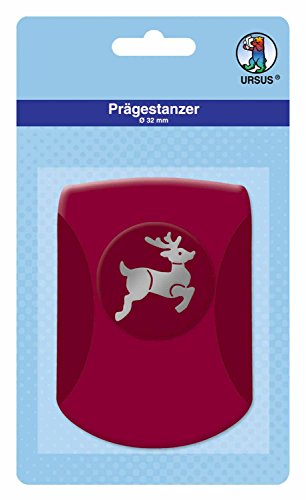 Ursus 19670076 - Prägestanzer Rentier, 3,2 cm, rosa Ursus 19670076 - Prägestanzer Rentier, 3,2 cm, rosa von Ursus