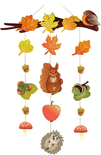 Ursus 21470099F - Mobile Herbstzauber, Höhe ca. 52 cm, Set für ein Mobile mit Stanzteilen, Kordel, Klebepads, inklusive Anleitung, ideal als freihängende Raumdeko im Kinderzimmer Ursus 21470099F - Mobile Herbstzauber, Höhe ca. 52 cm, Set für ein Mobile mit Stanzteilen, Kordel, Klebepads, inklusive Anleitung, ideal als freihängende Raumdeko im Kinderzimmer von Ursus