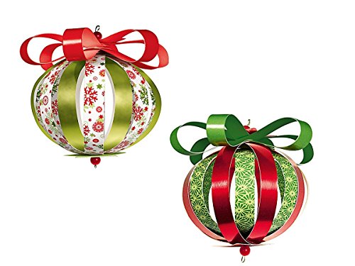 Ursus 24100099 - Designstreifen Mini Paper Balls Classic Ornaments von Ursus