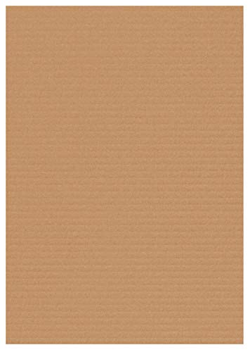 Ursus 3684603 Kraftkarton Natura Siena, DIN A4, 50 Blatt, 250 g/qm, durchgefärbt, besticht durch Seine gerippte Oberfläche, zum Basteln und Gestalten von Karten, Umschlägen, Etiketten, Anhänger, braun Ursus 3684603 Kraftkarton Natura Siena, DIN A4, 50 Blatt, 250 g/qm, durchgefärbt, besticht durch Seine gerippte Oberfläche, zum Basteln und Gestalten von Karten, Umschlägen, Etiketten, Anhänger, braun von Ursus