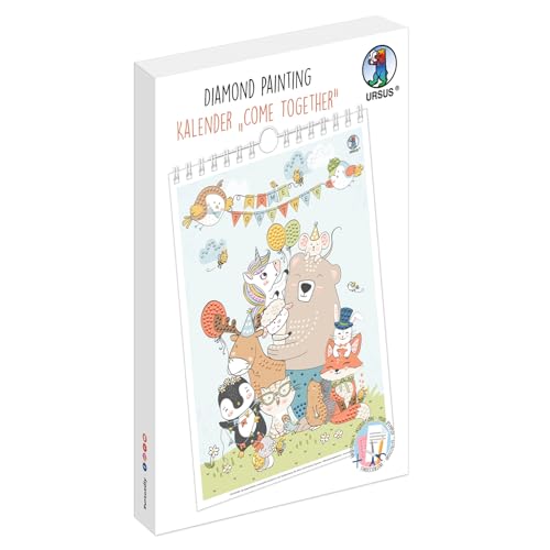 Ursus 43550000F - Diamond Painting Kalender „Come together“, Bastelkalender mit Diamantsteinen zum Selbstgestalten, Wandkalender mit Spiralbindung Ursus 43550000F - Diamond Painting Kalender „Come together“, Bastelkalender mit Diamantsteinen zum Selbstgestalten, Wandkalender mit Spiralbindung von Ursus