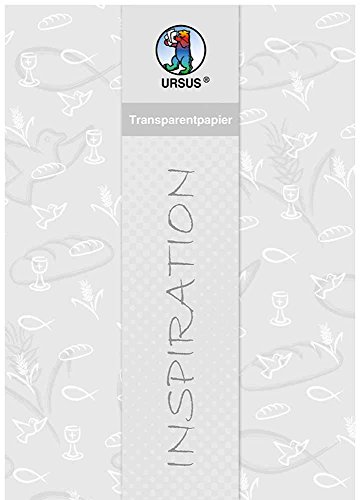 Ursus 50184627 - Transparentpapier White line, christlichen Symbolen, DIN A4, 5 Blatt, 115 g/qm, einseitig bedruckt, ideal zum Basteln Einladungskarten und festlicher Tischdekoration Ursus 50184627 - Transparentpapier White line, christlichen Symbolen, DIN A4, 5 Blatt, 115 g/qm, einseitig bedruckt, ideal zum Basteln Einladungskarten und festlicher Tischdekoration von Ursus