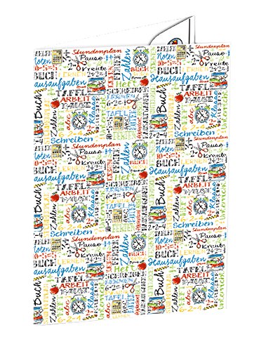 Ursus 5554003 - Sammelmappe mit Gummizug, Schule 3, bunt, DIN A3, aus Duplexkarton, ideal zum Aufbewahrung und Transportieren von Zeichnungen, Bildern und Unterlagen Ursus 5554003 - Sammelmappe mit Gummizug, Schule 3, bunt, DIN A3, aus Duplexkarton, ideal zum Aufbewahrung und Transportieren von Zeichnungen, Bildern und Unterlagen von Ursus
