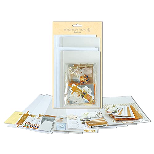 Ursus 56100019 - Grußkartenset Greetings Konfirmation, 2 x 2 Kartenformate mit Kuverts, 100 Klebestickern, zur individuellen Kartengestaltung Ursus 56100019 - Grußkartenset Greetings Konfirmation, 2 x 2 Kartenformate mit Kuverts, 100 Klebestickern, zur individuellen Kartengestaltung von Ursus