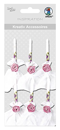 Ursus 564000202 - Kreativ Accessoires, Kerze, 6 Stück, selbstklebend, aus verschiedenen hochwertigen Materialien, zum Dekorieren von Karten und Geschenke Ursus 564000202 - Kreativ Accessoires, Kerze, 6 Stück, selbstklebend, aus verschiedenen hochwertigen Materialien, zum Dekorieren von Karten und Geschenke von Ursus