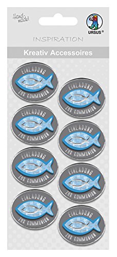 Ursus 564000351F - Kreativ Accessoires, Religion, Einladung zur Kommunion, 8 Stück Ursus 564000351F - Kreativ Accessoires, Religion, Einladung zur Kommunion, 8 Stück von Ursus