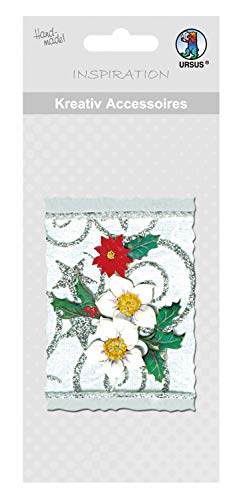 Ursus 564000405 - Kreativ Accessoires groß, Blumen, selbstklebend, aus verschiedenen hochwertigen Materialien, zum Dekorieren von Karten und Geschenke Ursus 564000405 - Kreativ Accessoires groß, Blumen, selbstklebend, aus verschiedenen hochwertigen Materialien, zum Dekorieren von Karten und Geschenke von Ursus