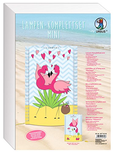 Ursus 58770099 - Lampen Komplettset Mini, Flamingo, ca. 30,5 x 21 cm, Kinder Bastelset für eine Lampe, inklusive Bastelanleitung, ideal als Dekoration im Kinderzimmer Ursus 58770099 - Lampen Komplettset Mini, Flamingo, ca. 30,5 x 21 cm, Kinder Bastelset für eine Lampe, inklusive Bastelanleitung, ideal als Dekoration im Kinderzimmer von Ursus