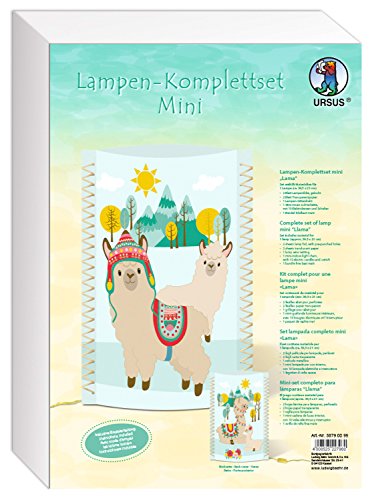 Ursus 58790099 - Lampen Komplettset Mini, Lama, ca. 30,5 x 21 cm, Kinder Bastelset für eine Lampe, inklusive Bastelanleitung, ideal als Dekoration im Kinderzimmer Ursus 58790099 - Lampen Komplettset Mini, Lama, ca. 30,5 x 21 cm, Kinder Bastelset für eine Lampe, inklusive Bastelanleitung, ideal als Dekoration im Kinderzimmer von Ursus