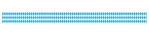 Ursus 590500138 - Masking Tape Raute, blau, ca. 15 mm x 10 m, Klebeband aus Reispapier, einseitig bedruckt, Lösungsmittel- und säurefrei, ideal für Kartengestaltung und Scrapbooking von Ursus