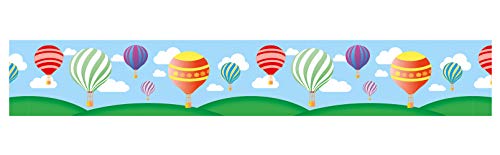 Ursus 59090018 - Masking Tape, Heißluftballon, Klebeband aus Papier, ca. 30 mm x 10 m, einseitig bedruckt, lösungsmittel und säurefrei, ideal für Scrapbooking von Ursus