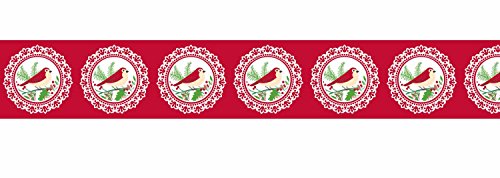 Ursus 59090046 - Masking Tape, Vogel 3, Klebeband aus Papier, ca. 30 mm x 10 m, einseitig bedruckt, lösungsmittel und säurefrei, ideal für Scrapbooking von Ursus