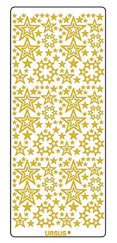 Ursus 59300065 - Kreativ Sticker, Sterne, 5 Blatt, gold Ursus 59300065 - Kreativ Sticker, Sterne, 5 Blatt, gold von Ursus