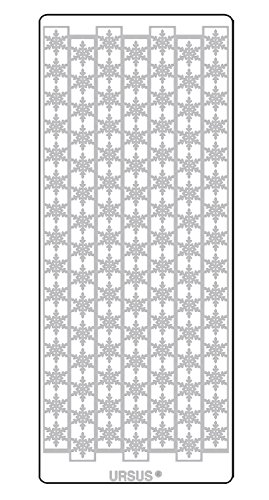 Ursus 593100130 - Kreativ Sticker Bordüre Schneeflocke, silber, 5 Stickerbögen, selbstklebend, leicht abziehbar, ideal für Kartengestaltung, Scrapbooking und Dekorieren von Geschenken Ursus 593100130 - Kreativ Sticker Bordüre Schneeflocke, silber, 5 Stickerbögen, selbstklebend, leicht abziehbar, ideal für Kartengestaltung, Scrapbooking und Dekorieren von Geschenken von Ursus