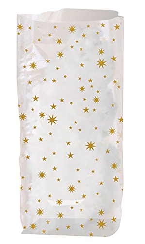 Ursus 6040000 - Geschenk Bodenbeutel Sterne, ca. 9,5 x 16 cm, 10 Stück von Ursus