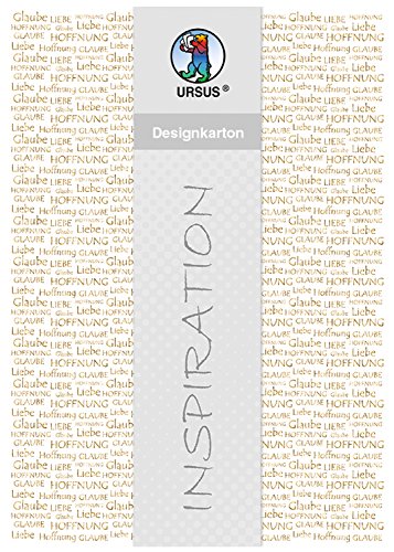 Ursus 60844604 - Designkarton, Liebe, Glaube, Hoffnung, gold, DIN A4, 200 g/qm, 5 Blatt, mit Banderole, Vorderseite mit Heißfolie in gold veredelt, ideal für kreatives Basteln Ursus 60844604 - Designkarton, Liebe, Glaube, Hoffnung, gold, DIN A4, 200 g/qm, 5 Blatt, mit Banderole, Vorderseite mit Heißfolie in gold veredelt, ideal für kreatives Basteln von Ursus