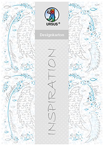 Ursus 62294601F - Designkarton Religion, blau/weiß, DIN A4, 5 Blatt, 200 g/qm, einseitig bedruckt, folienveredelt, ideal als Einladungs und Danksagungskarten oder für kreative Bastelarbeiten Ursus 62294601F - Designkarton Religion, blau/weiß, DIN A4, 5 Blatt, 200 g/qm, einseitig bedruckt, folienveredelt, ideal als Einladungs und Danksagungskarten oder für kreative Bastelarbeiten von Ursus