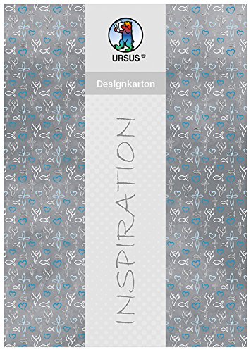 Ursus 62294602F - Designkarton Religion, blau/grau, DIN A4, 5 Blatt, 200 g/qm, einseitig bedruckt, folienveredelt, ideal als Einladungs und Danksagungskarten oder für kreative Bastelarbeiten Ursus 62294602F - Designkarton Religion, blau/grau, DIN A4, 5 Blatt, 200 g/qm, einseitig bedruckt, folienveredelt, ideal als Einladungs und Danksagungskarten oder für kreative Bastelarbeiten von Ursus