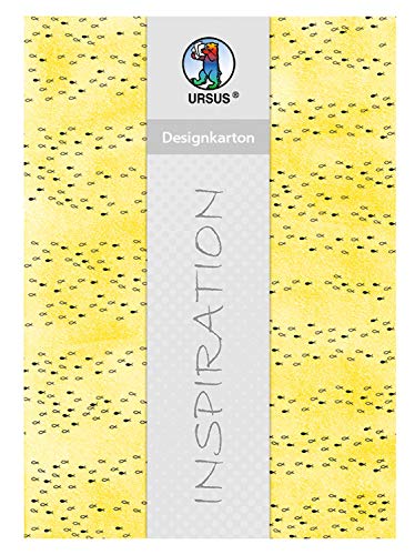 Ursus 62424601F - Designkarton Halleluja, 200 g/qm, 25 Blatt, DIN A4, citronengelb Ursus 62424601F - Designkarton Halleluja, 200 g/qm, 25 Blatt, DIN A4, citronengelb von Ursus