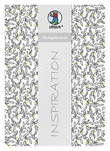 Ursus 62434601F - Designkarton Hochzeit, weiß, DIN A4, 200 g/qm, 5 Blatt, mit Banderole, einseitig bedruckt, folienveredelt in silber, Blätter Motiv, ideal für vielerlei Bastelarbeiten Ursus 62434601F - Designkarton Hochzeit, weiß, DIN A4, 200 g/qm, 5 Blatt, mit Banderole, einseitig bedruckt, folienveredelt in silber, Blätter Motiv, ideal für vielerlei Bastelarbeiten von Ursus