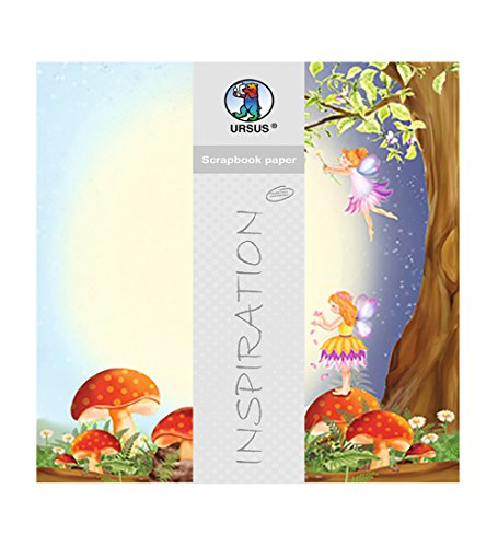 Ursus 703000137 - Premium Glitter Scrapbook paper, Wunderland, ca. 30,5 x 30,5 cm, 190 g/qm, 5 Blatt mit Banderole, beidseitig bedruckt, Vorderseite mit Glitter veredelt, Motiv 137 Ursus 703000137 - Premium Glitter Scrapbook paper, Wunderland, ca. 30,5 x 30,5 cm, 190 g/qm, 5 Blatt mit Banderole, beidseitig bedruckt, Vorderseite mit Glitter veredelt, Motiv 137 von Ursus