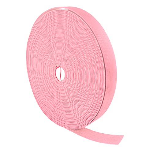 Ursus 74520005 - Kamihimo Paper Strap Rosa, robustes Flecht-Band, ca. 15 mm x 15 m, rosa farbiges Bastel-Band aus zusammengeklebten Papierschnüren zum Flechten, Basteltrend aus Japan von Ursus