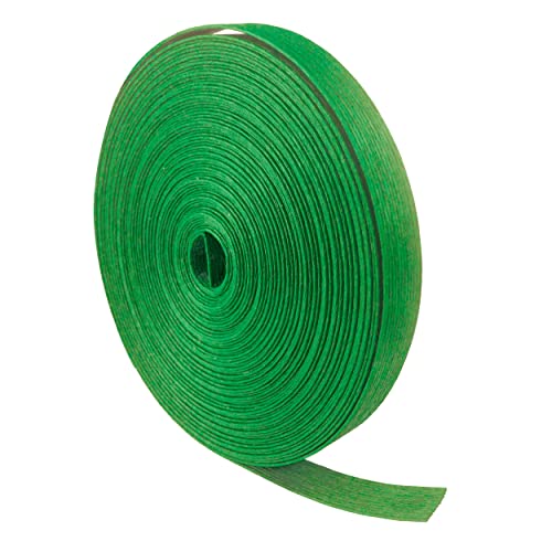 Ursus 74520008 - Kamihimo Paper Strap Grasgrün, robustes Flecht-Band, ca. 15 mm x 15 m, grünes Bastel-Band aus zusammengeklebten Papierschnüren zum Flechten, Basteltrend aus Japan von Ursus