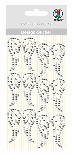 Ursus 75070012 - Design Sticker, 6 Stück, Engelsflügel transparent Ursus 75070012 - Design Sticker, 6 Stück, Engelsflügel transparent von Ursus