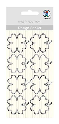 Ursus 75070026 - Design Sticker, Kleeblatt, silber, 8 Stück, selbstklebend, einfach von der Folie abzuziehen, ideal geeignet für Scrapbooking, Kartengestaltung und zur Dekoration Ursus 75070026 - Design Sticker, Kleeblatt, silber, 8 Stück, selbstklebend, einfach von der Folie abzuziehen, ideal geeignet für Scrapbooking, Kartengestaltung und zur Dekoration von Ursus