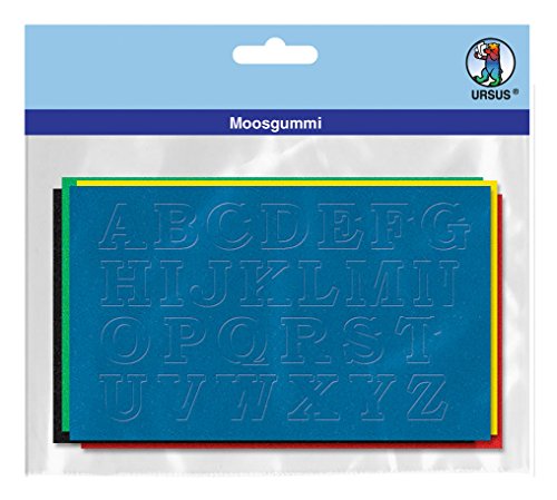 Ursus 8460099 - Moosgummi Buchstaben, 130 Stück in 5 verschiedenen Farben, ca. 1,5 x 1,5 cm, lichtbeständig, wasserfest, flexibel, knickfest, einfach zu kleben, ideal als Geschenk für die Einschulung Ursus 8460099 - Moosgummi Buchstaben, 130 Stück in 5 verschiedenen Farben, ca. 1,5 x 1,5 cm, lichtbeständig, wasserfest, flexibel, knickfest, einfach zu kleben, ideal als Geschenk für die Einschulung von Ursus