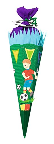 Ursus 9850008 - Schultüte Bastelset Fußballer, sechseckig, Höhe ca. 68 cm, Duchmesser ca. 20 cm, inklusive Bastelanleitung und Vorlagebogen, zum Selbstbasteln, ideal für die Einschuluung Ursus 9850008 - Schultüte Bastelset Fußballer, sechseckig, Höhe ca. 68 cm, Duchmesser ca. 20 cm, inklusive Bastelanleitung und Vorlagebogen, zum Selbstbasteln, ideal für die Einschuluung von Ursus
