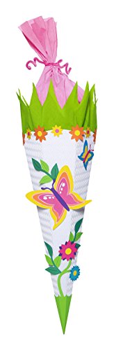 Ursus 9850016 - Schultüte Bastelset Schmetterling, sechseckig, Höhe ca. 68 cm, Duchmesser ca. 20 cm, inklusive Bastelanleitung und Vorlagebogen, zum Selbstbasteln, ideal für die Einschuluung Ursus 9850016 - Schultüte Bastelset Schmetterling, sechseckig, Höhe ca. 68 cm, Duchmesser ca. 20 cm, inklusive Bastelanleitung und Vorlagebogen, zum Selbstbasteln, ideal für die Einschuluung von Ursus