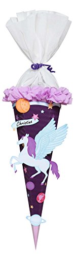 Ursus 9850032 - Schultüte Bastelset Pegasus, sechseckig, Höhe ca. 68 cm, Duchmesser ca. 20 cm, inklusive Bastelanleitung und Vorlagebogen, zum Selbstbasteln, ideal für die Einschuluung Ursus 9850032 - Schultüte Bastelset Pegasus, sechseckig, Höhe ca. 68 cm, Duchmesser ca. 20 cm, inklusive Bastelanleitung und Vorlagebogen, zum Selbstbasteln, ideal für die Einschuluung von Ursus