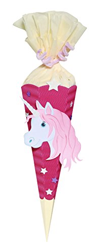 Ursus 9860002 - Schultüte Bastelset Mini, Einhorn, sechseckig, Höhe ca. 41 cm, Duchmesser ca. 15 cm, inklusive Bastelanleitung und Vorlagebogen, zum Selbstbasteln, ideal für die Einschuluung, Mittel Ursus 9860002 - Schultüte Bastelset Mini, Einhorn, sechseckig, Höhe ca. 41 cm, Duchmesser ca. 15 cm, inklusive Bastelanleitung und Vorlagebogen, zum Selbstbasteln, ideal für die Einschuluung, Mittel von Ursus