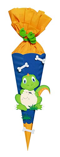 Ursus 9860004 - Schultüte Bastelset Mini, Dino, sechseckig, Höhe ca. 41 cm, Duchmesser ca. 15 cm, inklusive Bastelanleitung und Vorlagebogen, zum Selbstbasteln, ideal für die Einschuluung Ursus 9860004 - Schultüte Bastelset Mini, Dino, sechseckig, Höhe ca. 41 cm, Duchmesser ca. 15 cm, inklusive Bastelanleitung und Vorlagebogen, zum Selbstbasteln, ideal für die Einschuluung von Ursus