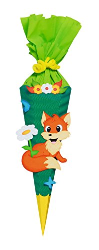 Ursus 9860005 - Schultüte Bastelset Mini, Fuchs, sechseckig, Höhe ca. 41 cm, Duchmesser ca. 15 cm, inklusive Bastelanleitung und Vorlagebogen, zum Selbstbasteln, ideal für die Einschuluung, Mittel Ursus 9860005 - Schultüte Bastelset Mini, Fuchs, sechseckig, Höhe ca. 41 cm, Duchmesser ca. 15 cm, inklusive Bastelanleitung und Vorlagebogen, zum Selbstbasteln, ideal für die Einschuluung, Mittel von Ursus